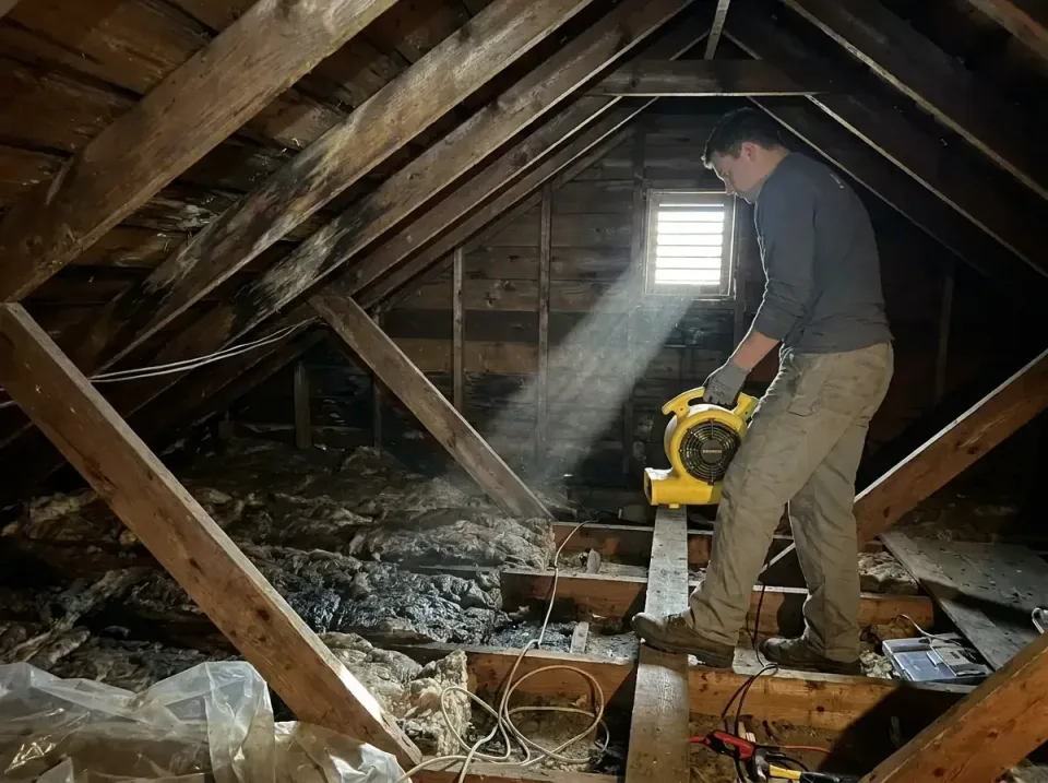 attic-water-damage-drying-proc-007 — frequently asked questions, Emergency Water Extraction & 24/7 Flood Response in Neshani…